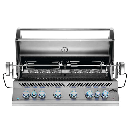Napoleon Built-In 700 Series 44-Inch Propane Gas Grill w/ Infrared Rear Burner & Rotisserie Kit BIG44RBPSS
