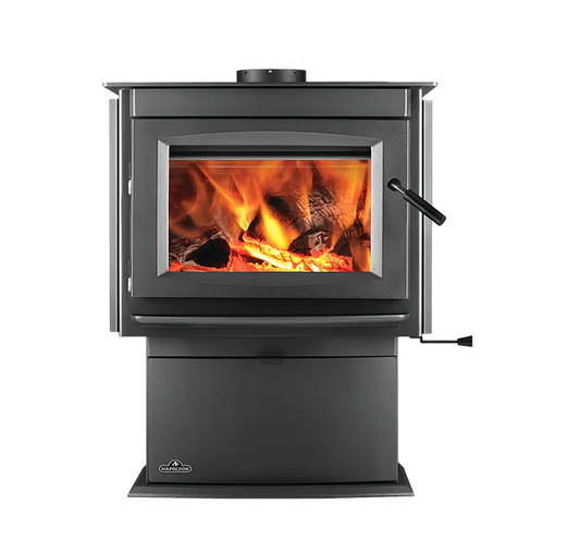 Napoleon® S30 Wood Burning Stove, Pedestal Base Cast Iron Free Standing Wood Stove