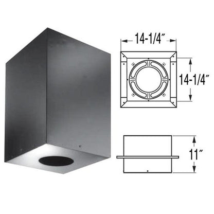 DuraVent 8DT-CS DuraTech Square Ceiling Support Box, 8-Inch Diameter 8DT-cs11